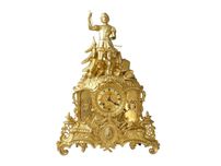 48 см Бронзовий в позолоті камінний годинник першої половини XIX ст.