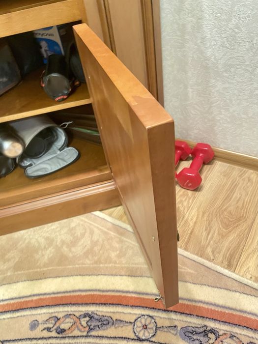 Тумба угловая натуральное дерево