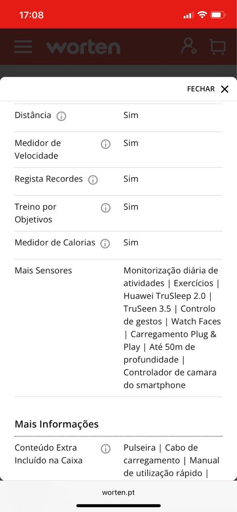 Smart Watch Huawei Band 6