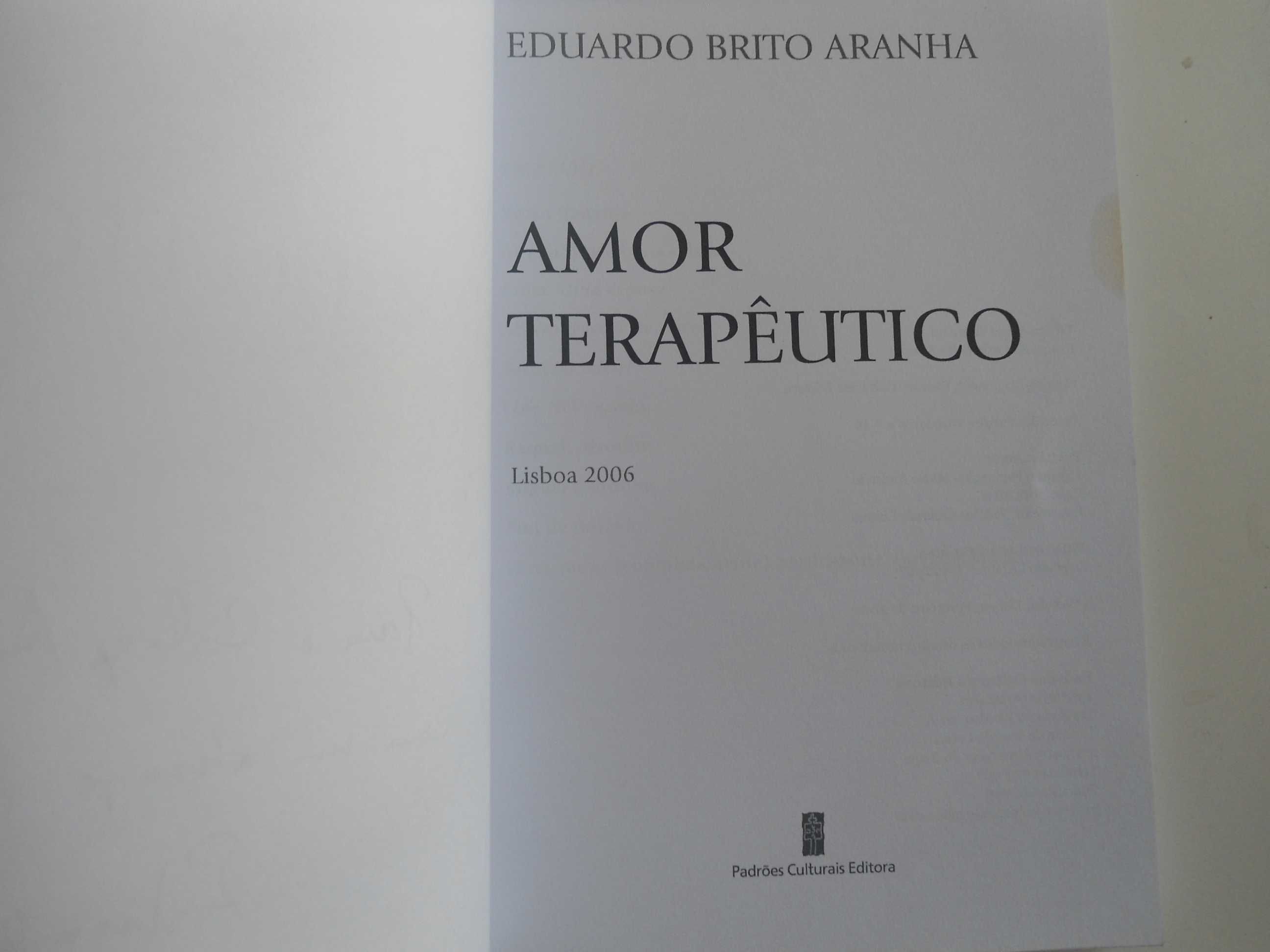 Amor Terapêutico por Eduardo Brito Aranha