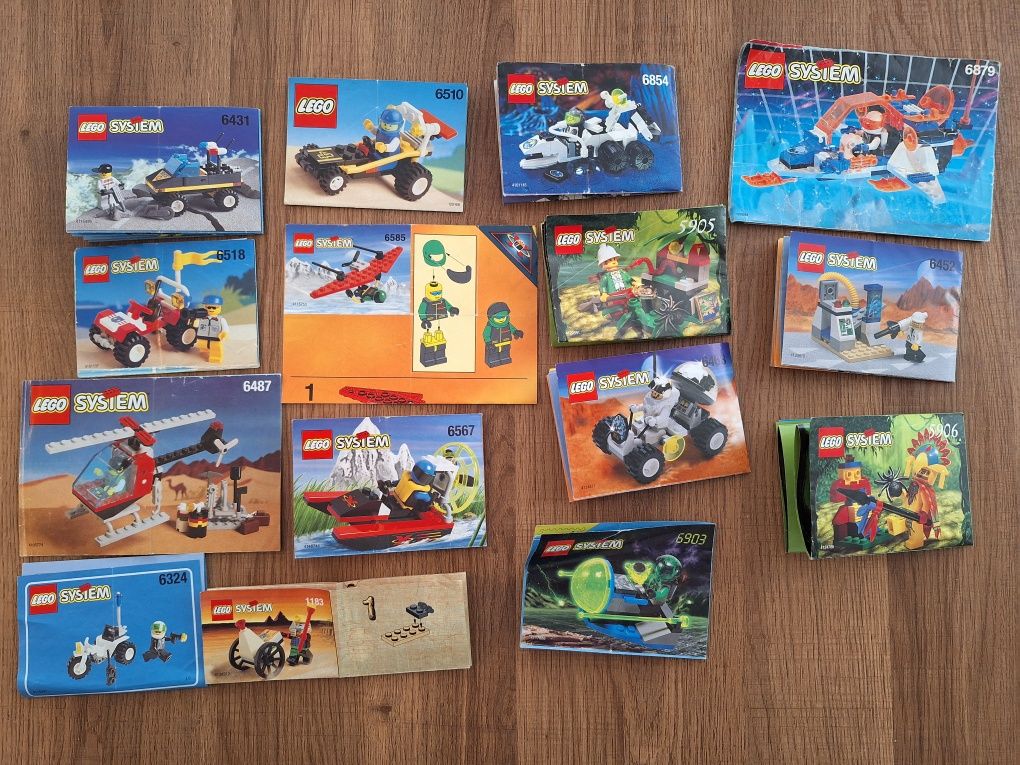 Lego instrukcje star wars, system, technic, bionicle, katalogi, plakat