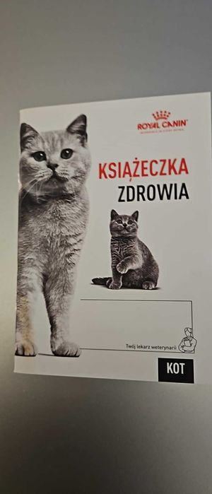 Książeczka zdrowia dla kota Royal Canin Wyprzedaż 20 szt