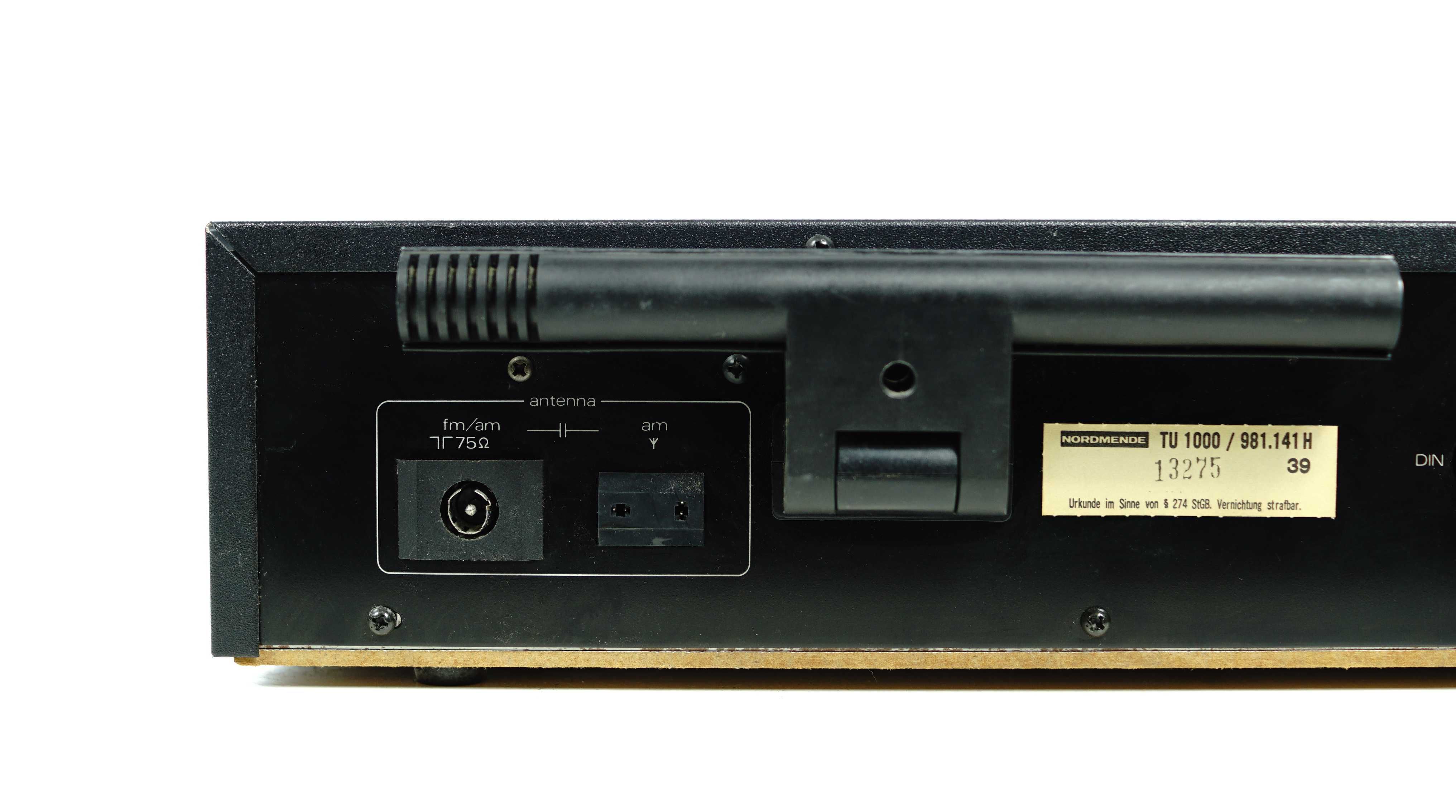 Tuner radiowy NORDMENDE * srebrny VINTAGE * TU 1000 Hi-Fi Philharmonic