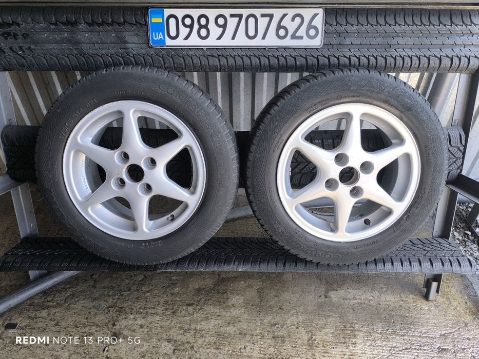 Колеса R14 4x108 6J ET37 ЦО 70.4 мм літо 175/65R14