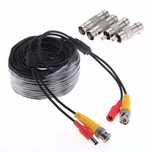 30m 100FT CCTV Câmera DVR Vídeo DC Power Segurança Vigilância BNC RCA