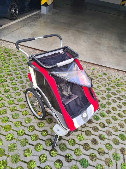 Przyczepka rowerowa Thule Chariot Cougar 2 amortyzowana dla 2 dzieci