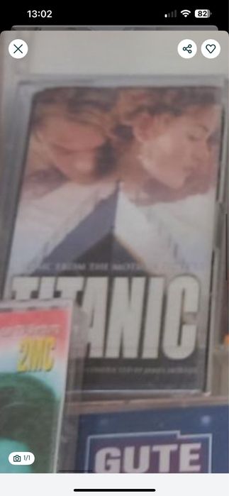 Titanic kasta magnetofonowa muzyka do filmu