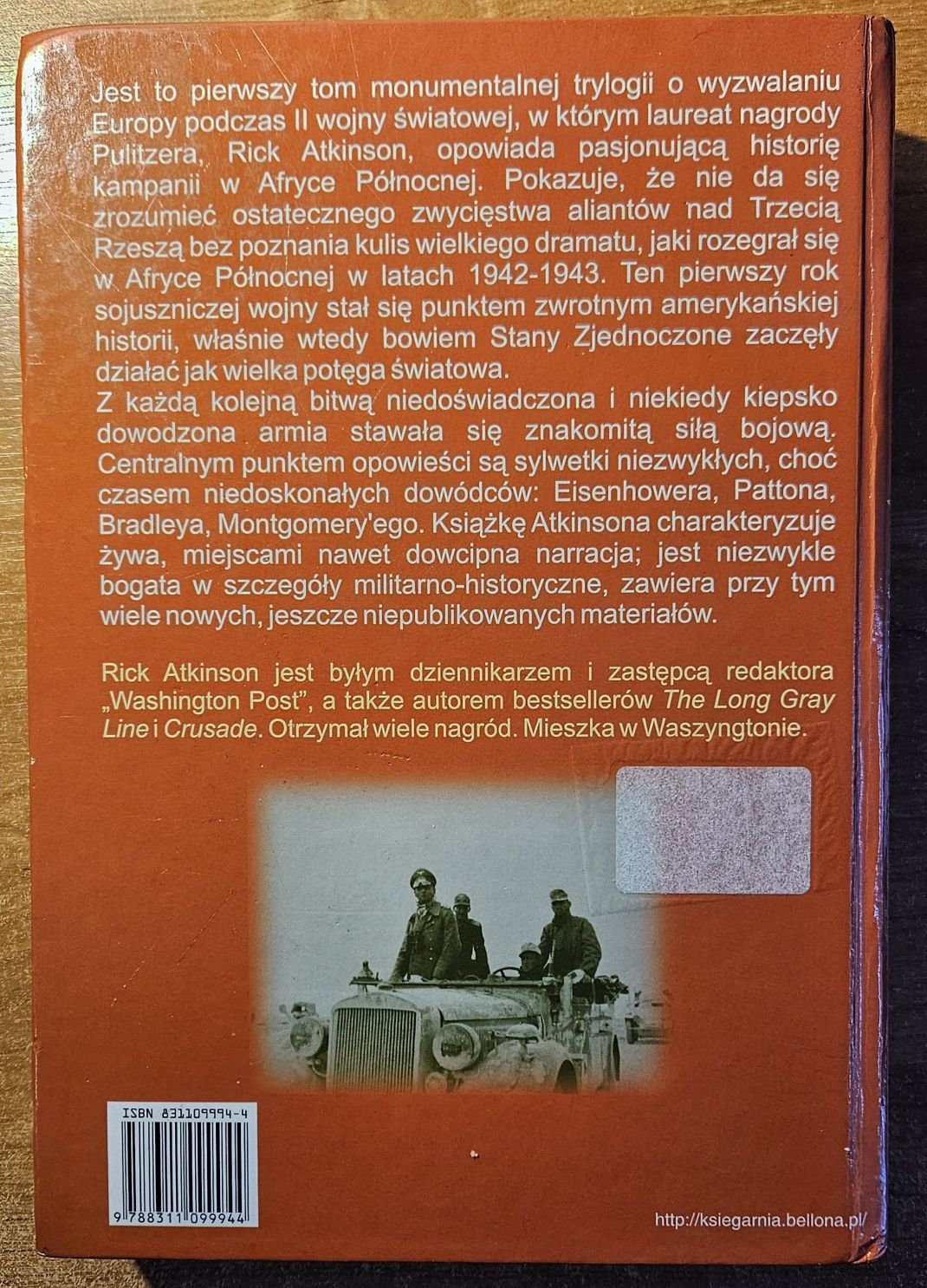 Afryka Północna 1942 - 1943 - Rick Atkinson - Nagroda Pulitzera 2003