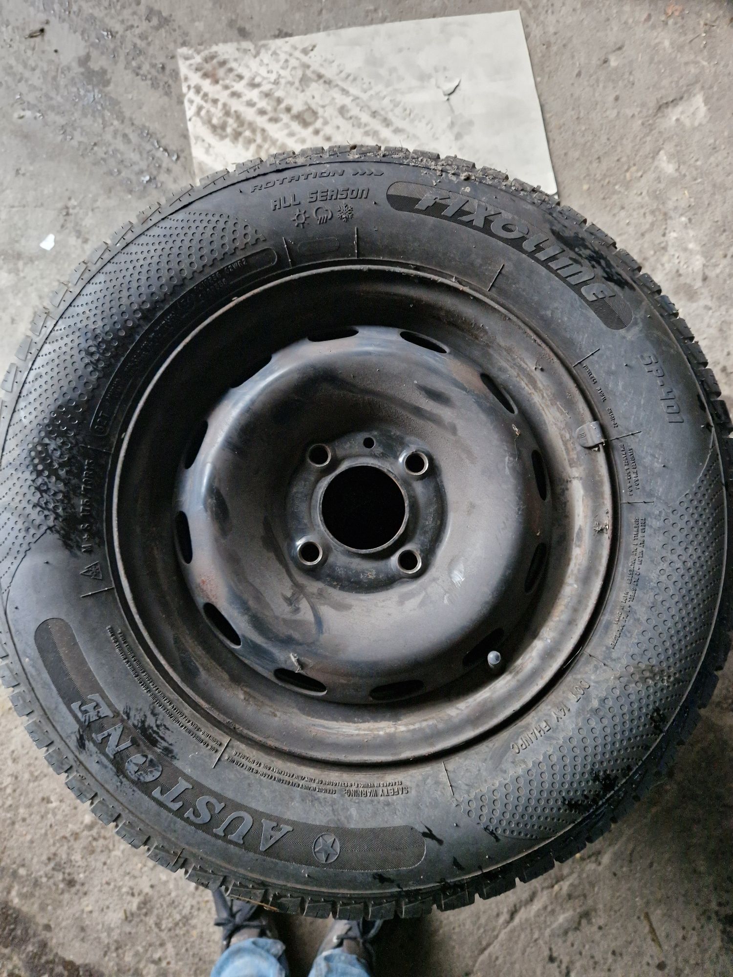 Koła Peugeot 306 175/70R13 4x108 ET28 Nowe opony wielosezonowe 2023