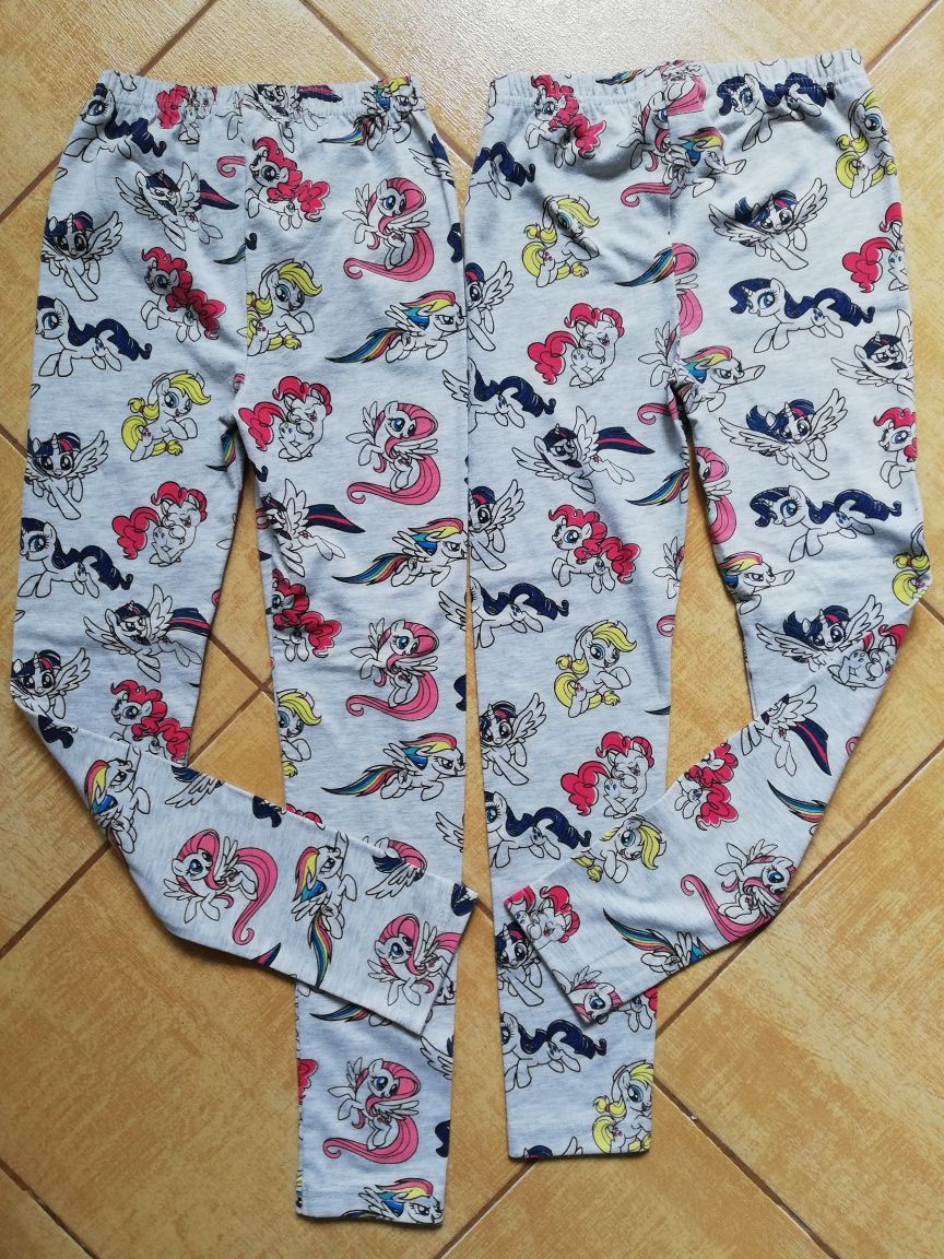 JAK NOWE getry legginsy koniki My Little Pony r. 122/128 i 134/140