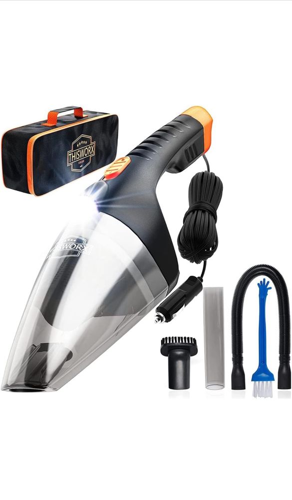 Потужний пилосос для авто ThisWorx Car Vacuum Cleaner 2.0 (новий, США)