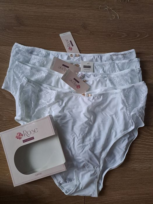 4x Majtki damskie Atlantic, rozmiar XXL, wysoki stan,  mikrofibra