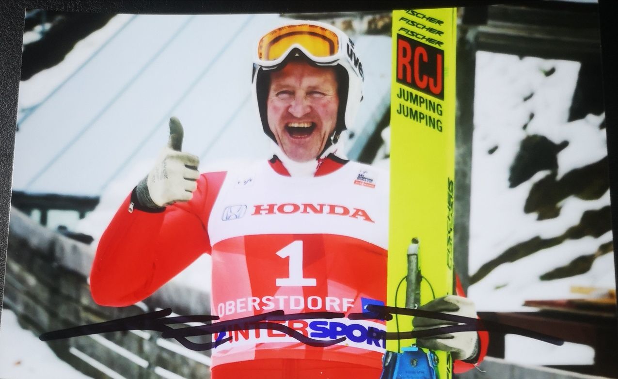 Eddie Edwards autograf skoki narciarskie