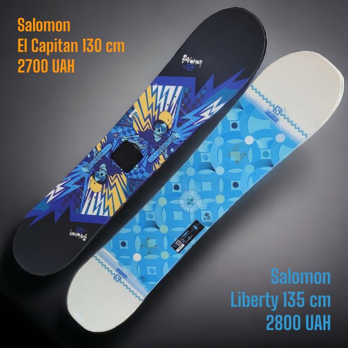 Сноуборд бу недорого, сноуборди Salomon