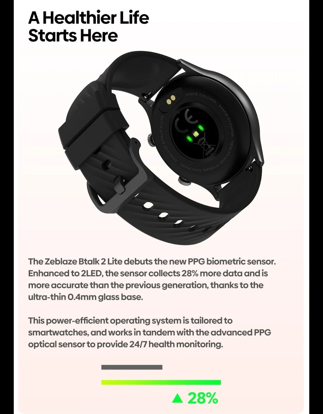 Smartwatch Zeblaze Btalk 2  lite