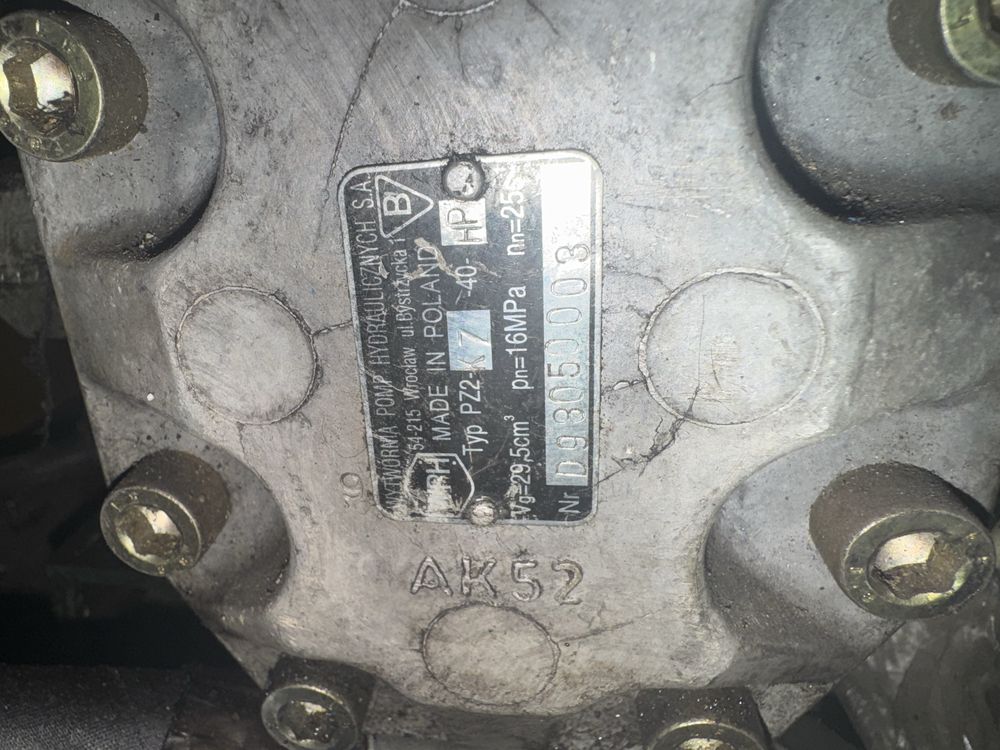 Pompa oleju agregat hydrauliczny zasilacz 7,5kW