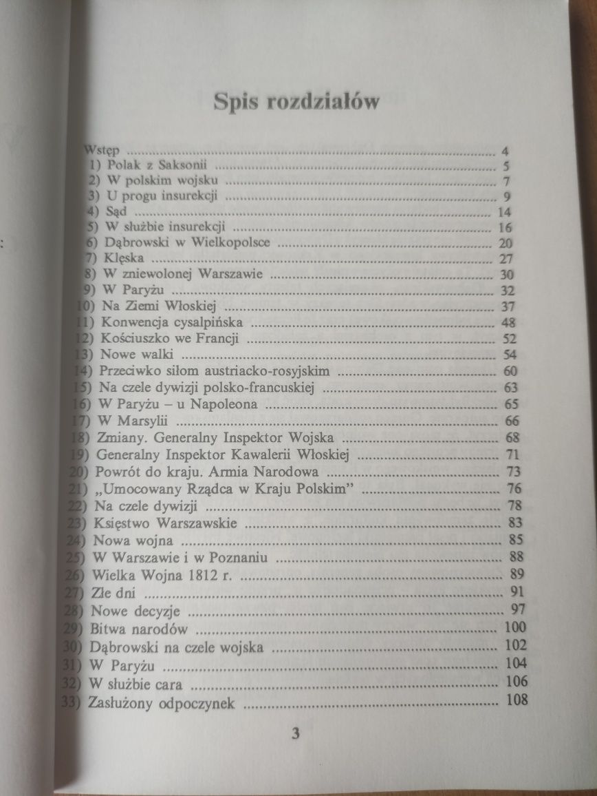 K.Jarecki,,W przymierzu z ojczyzną Generał Jan Henryk Dąbrowski " 1996