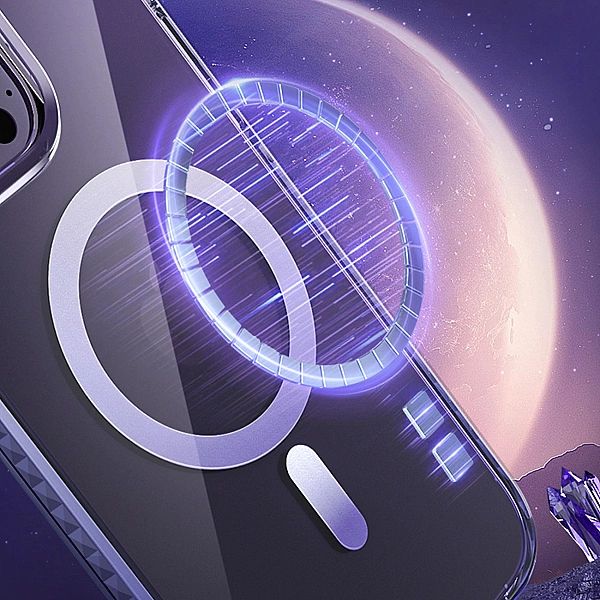 Kingxbar PQY Ice Crystal Series magnetyczne etui iPhone 14 Plus MagSaf