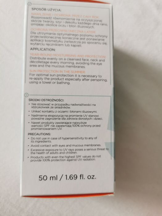 Pre-D3 Zaawansowany krem nawilżający SPF 50