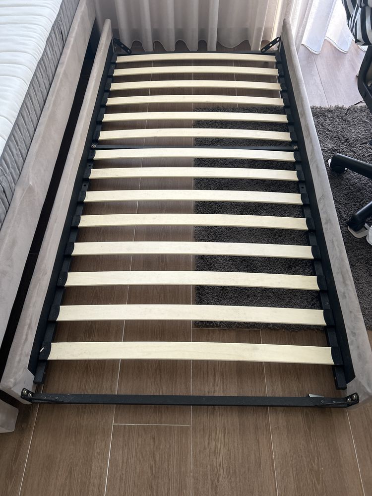 Cama solteiro dupla + colchão IKEA