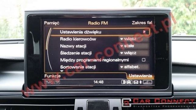 Audi polskie MENU aktualizacja nawigacji  A4 A5 A6 A7 Q3 Q5 Q7 Bełchat