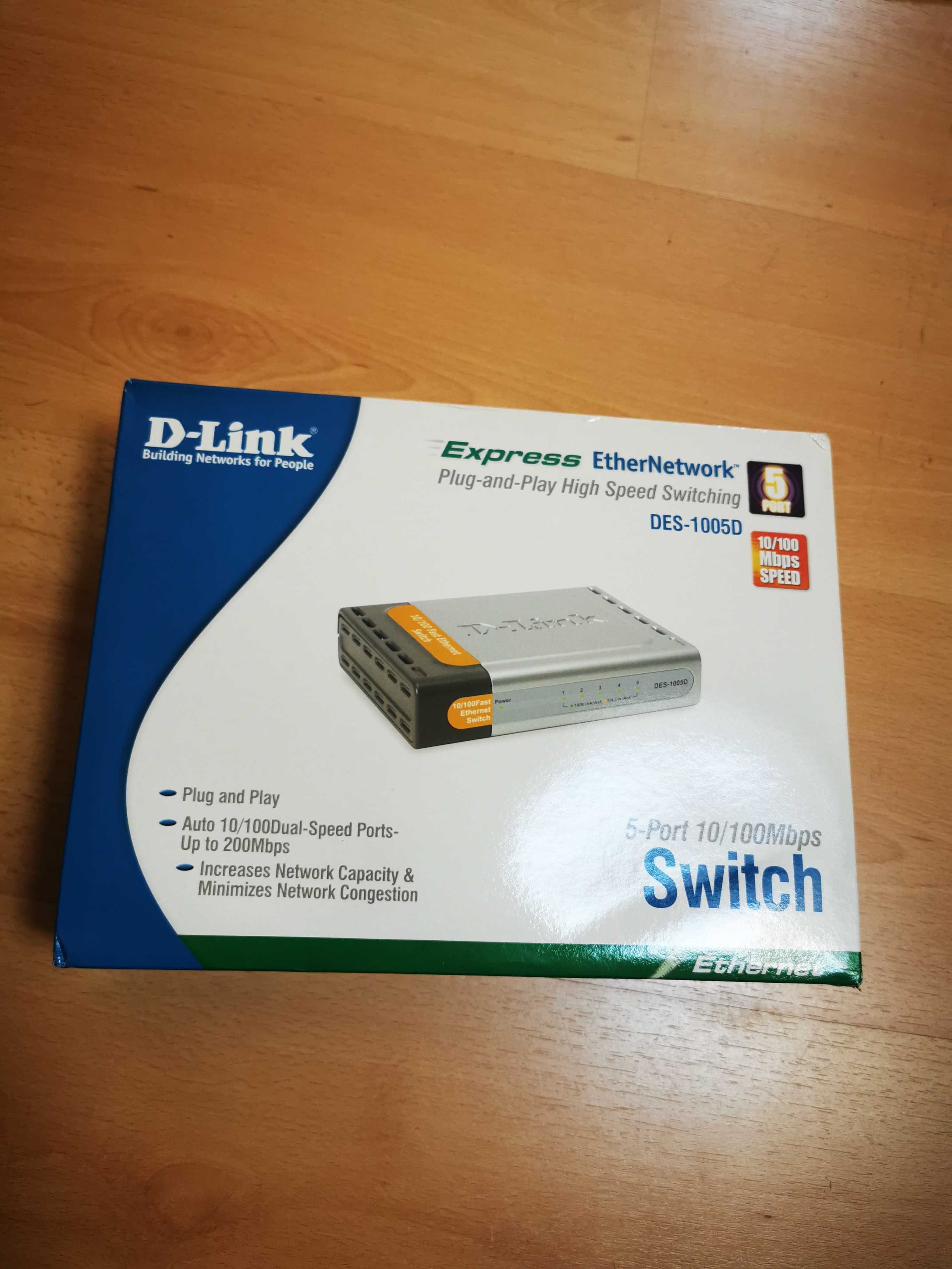 Switch D-Link 5 portas