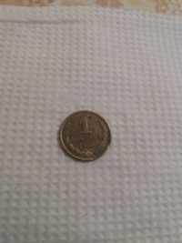 Монета 1 копейка СССР 1980 года