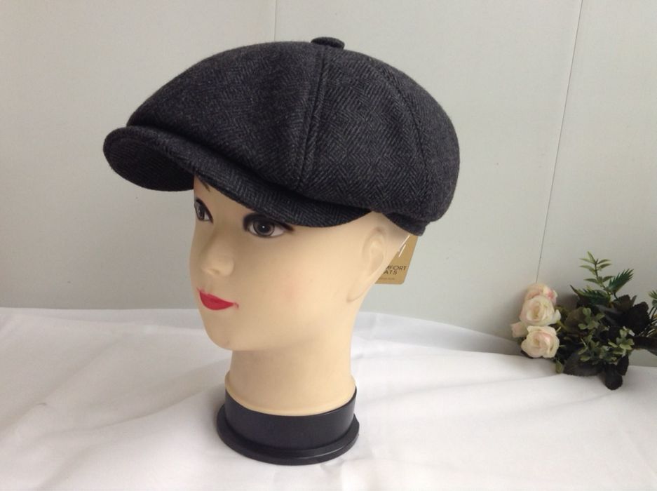 Чоловіча Кепка восьмиклинка  хуліганка шерсть