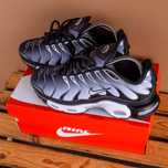 (1846) Чоловічі Кросівки Nike Air Max TN чорні з сірим (41-46) найк