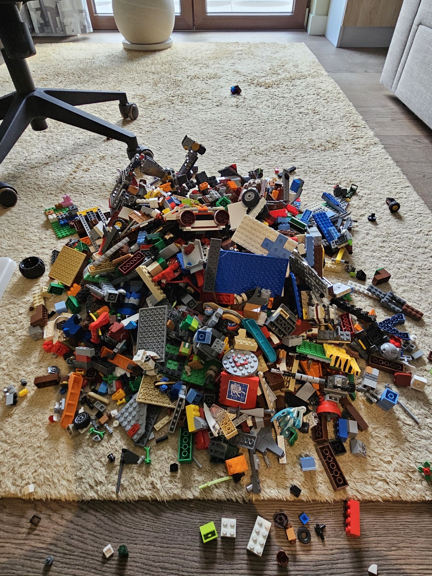 Duże pudło klocków lego, 5.2kg
