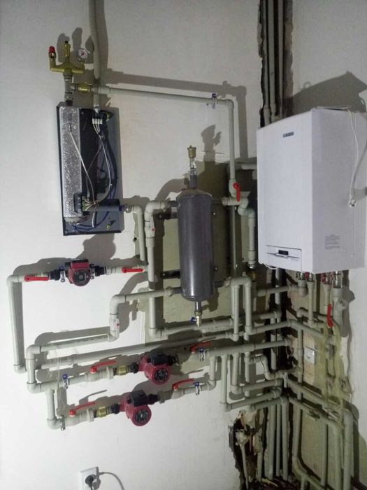 Ремонт та монтаж опалення, водопроводу, каналізації. Без вихідних.