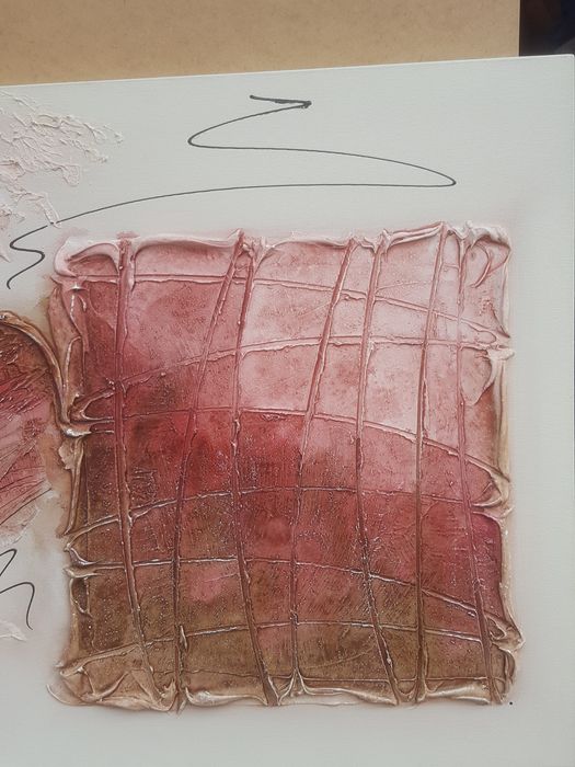 Quadro  em relevo  artesanal  do artista  Val Verde