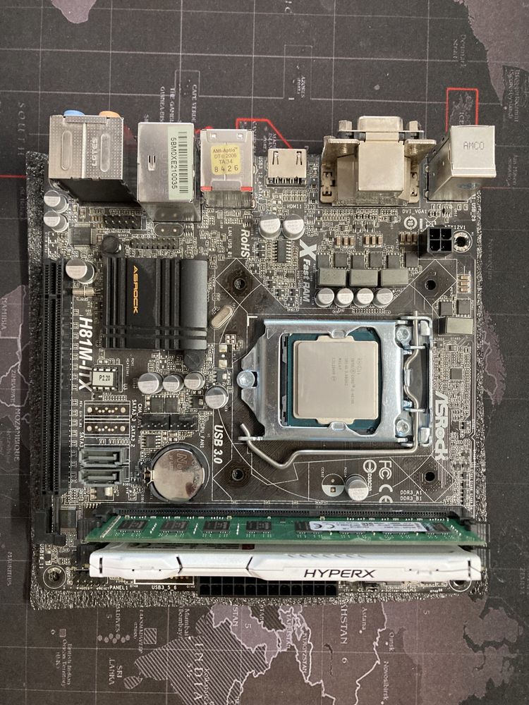 Zestaw INTEL i5 4670k | 16 GB RAM | ASRock H81M-ITX