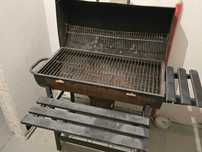 Duży Grill Ogrodowy Węglowy Z DUŻYM RUSZTEM 70x35 cm Beczka