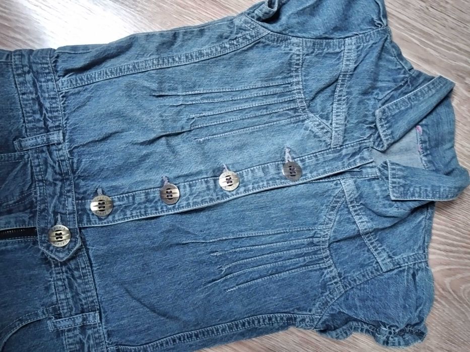 dżinsowa sukienka/tunika 122/128