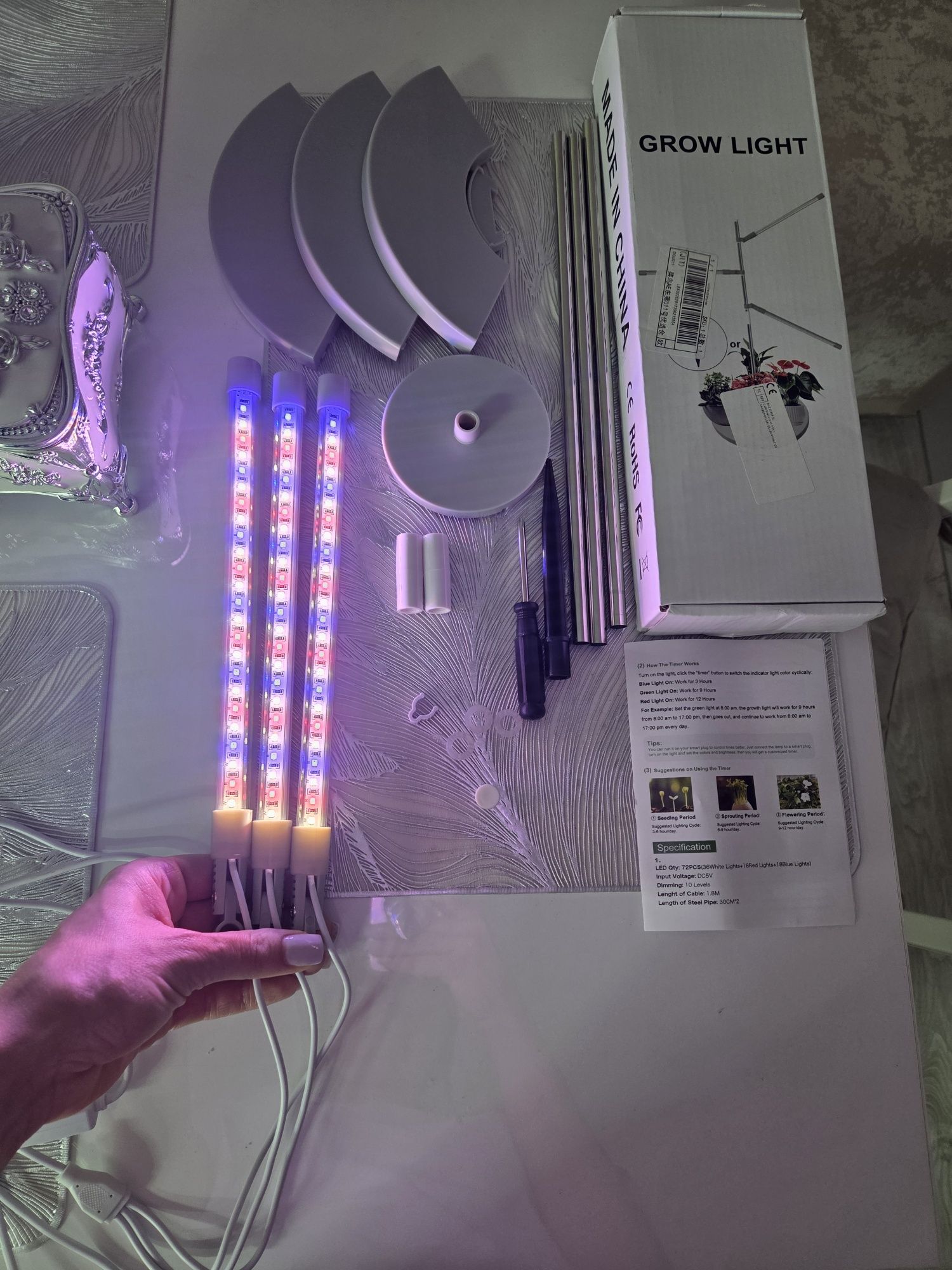 Lampa LED do uprawy roślin