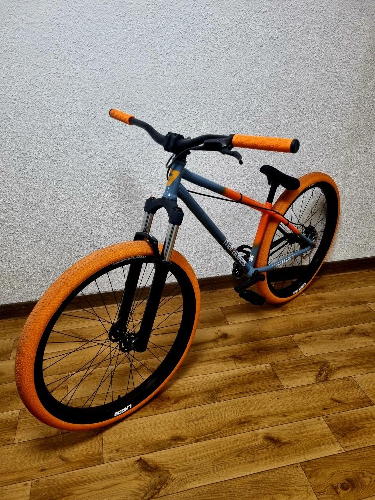 Gripy pomarańczowe MB, mafiabikes, dirt, bmx