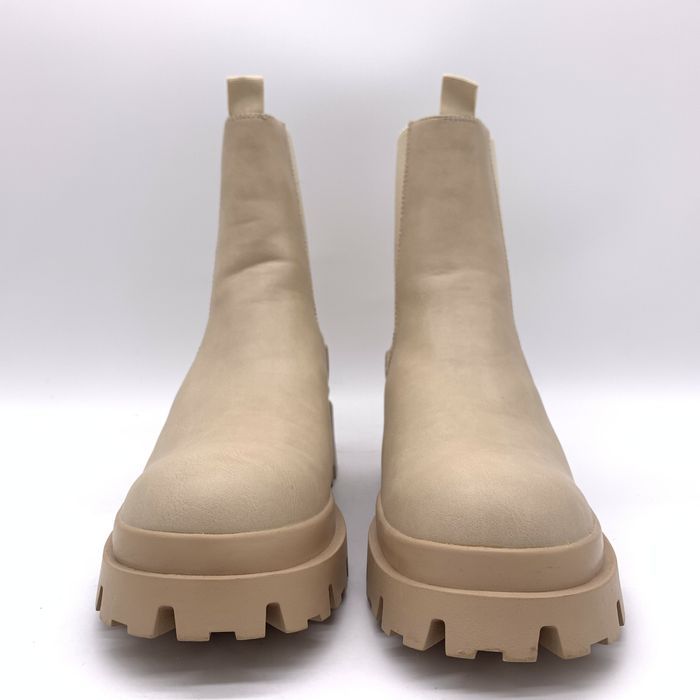 Buty damskie Even&Odd beżowe botki na platformie sztyblety rozmiar 41