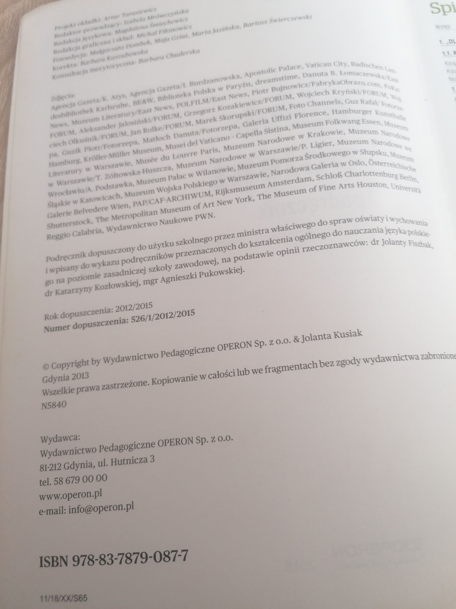 Język polski część 1 odkrywamy na nowo operon