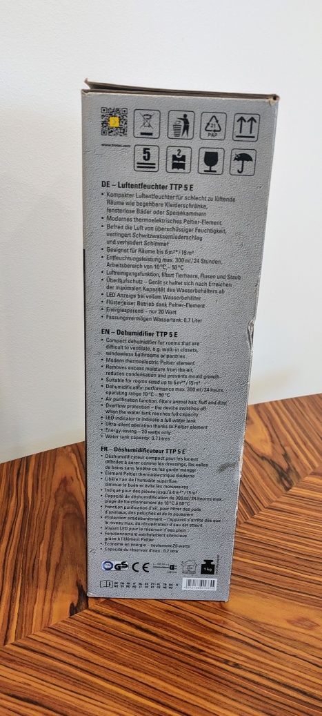 Desumidificador Trotec TTP 5 E