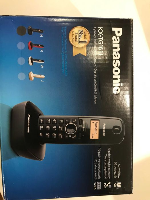Telefon bezprzewodowy Panasonic KX-TG1611