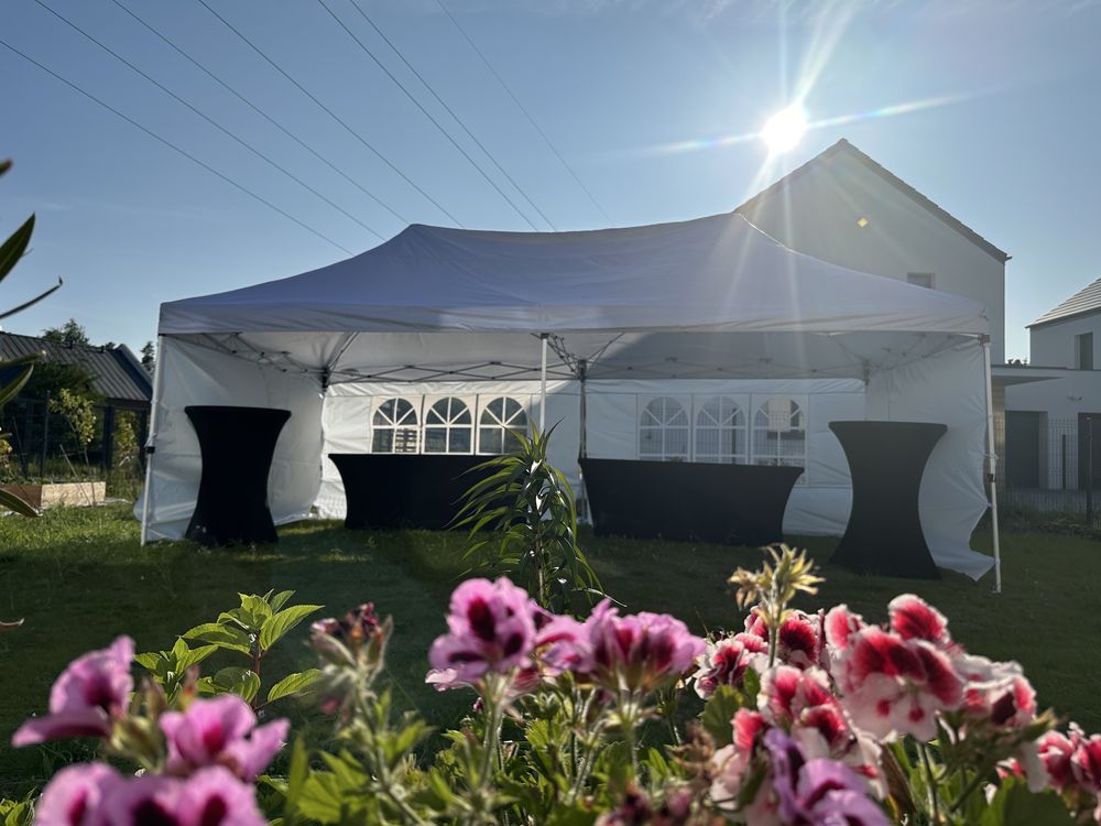 Namiot ogrodowy na wynajem duży 3 x 6 m event catering