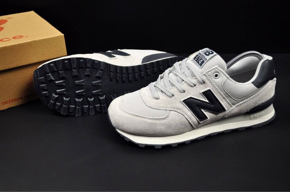 Кросівки Чоловічі New Balance 574 Light,Gray & Black,кросовки,кросівки