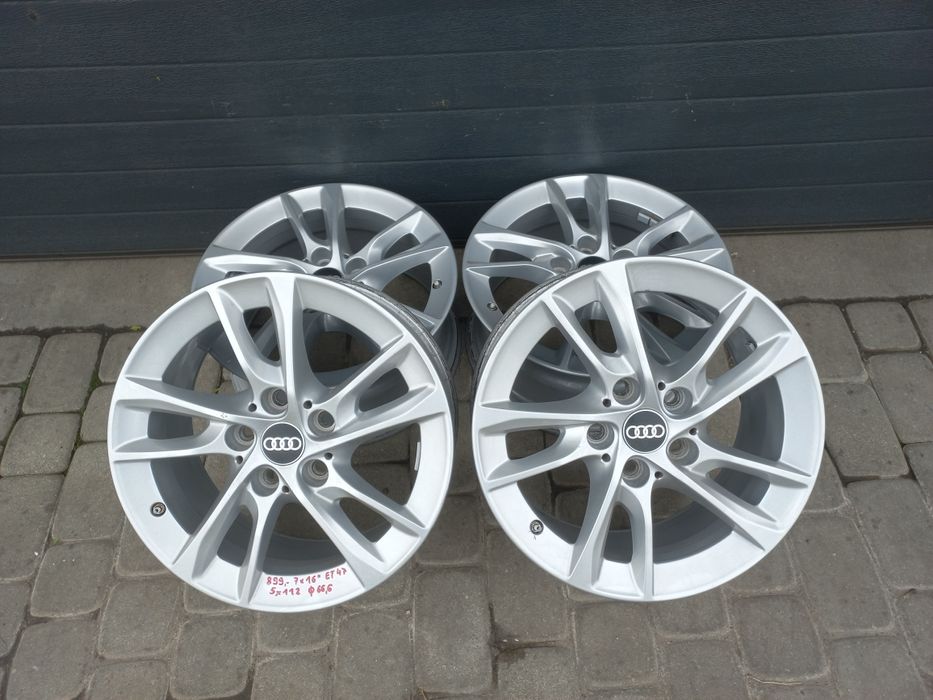 Felgi aluminiowe 16" 5x112 do Audi, VW, Skoda