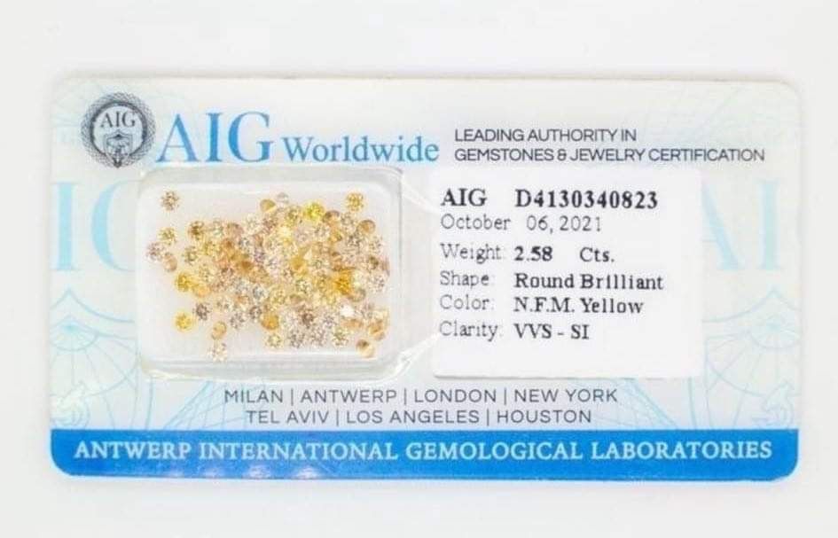 Diamenty 2,5ct vvs-si