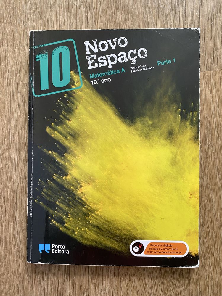 Manuais Matemática A 10°ano “Novo Espaço”