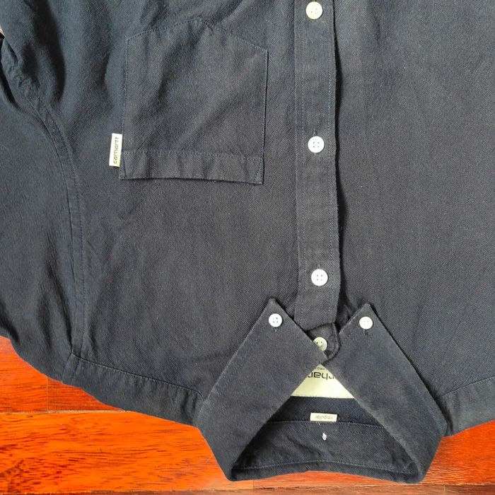 Camisa Carhartt manga comprida Azul Escurro S