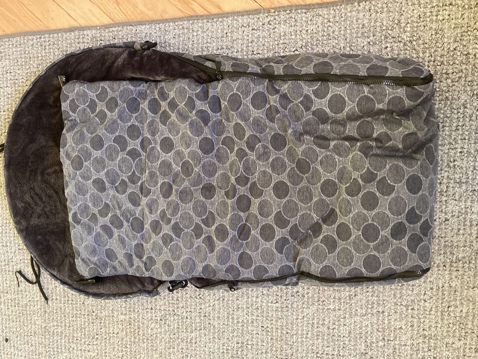 Śpiworek zimowy do wózka typu kokon