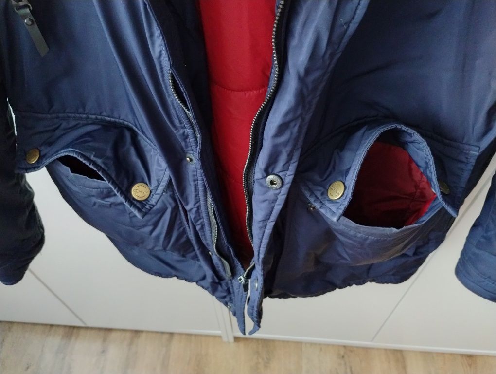 Elegancka męska kurtka Ochnik KURTM-0114 parka rozmiar M