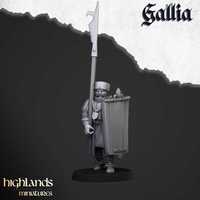 Gallia Men at Arms #4 Highlands Miniatures Old World Warhammer